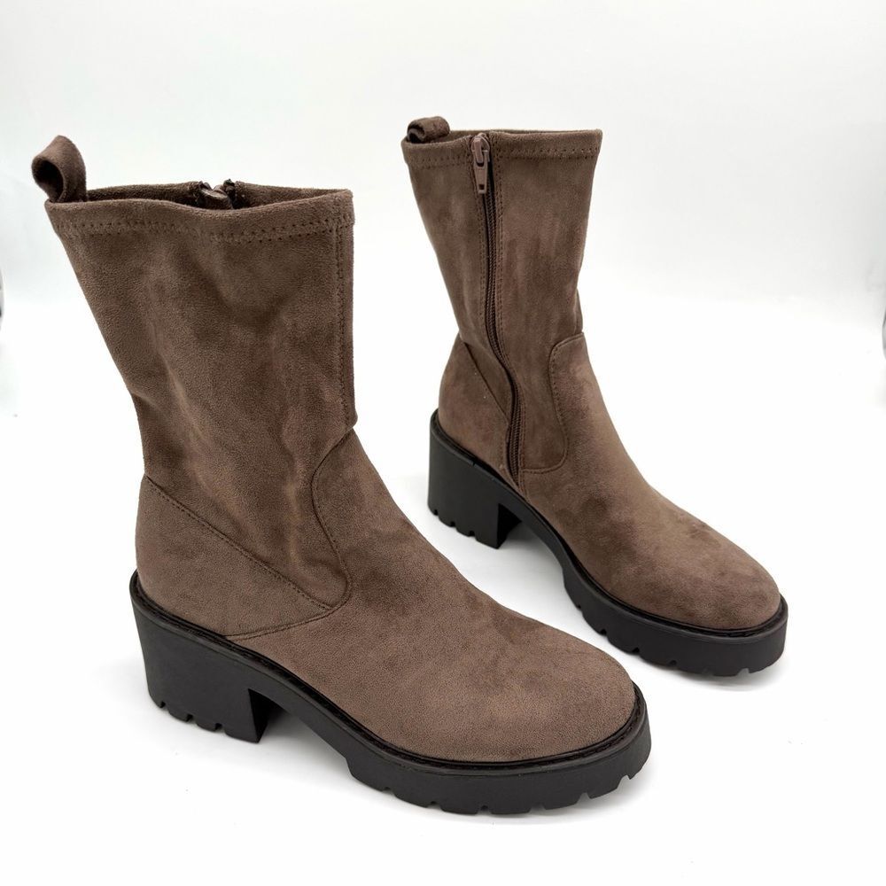 Dolce Vita  Tale Taupe Heeled Boots